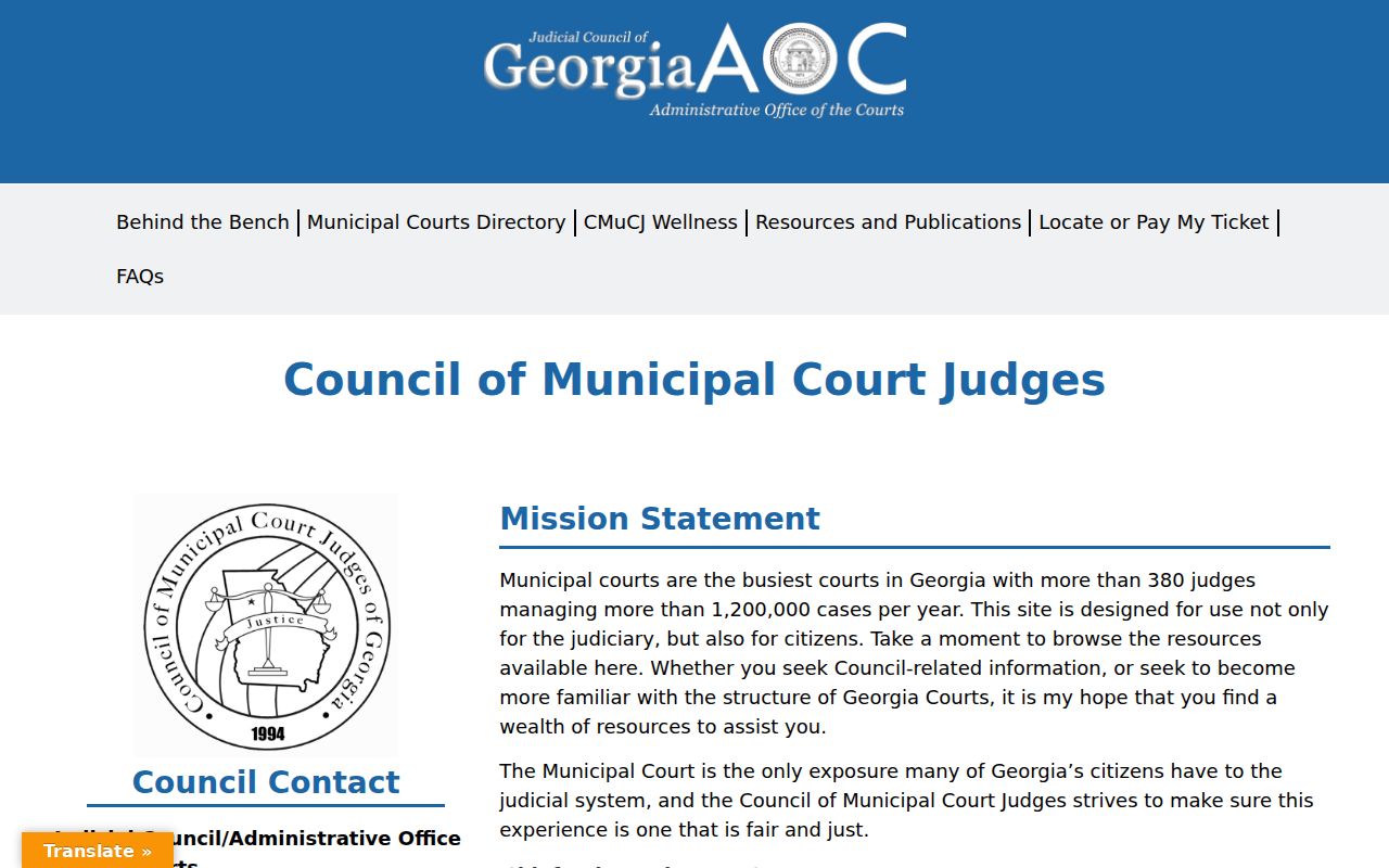 Attapulgus court docket Georgia municipal access route