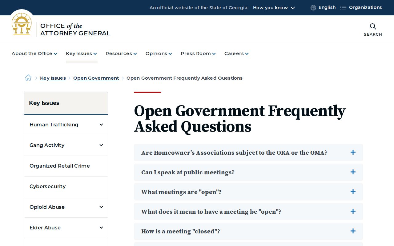 Decatur County civil docket public access information from Georgia open-government guidance